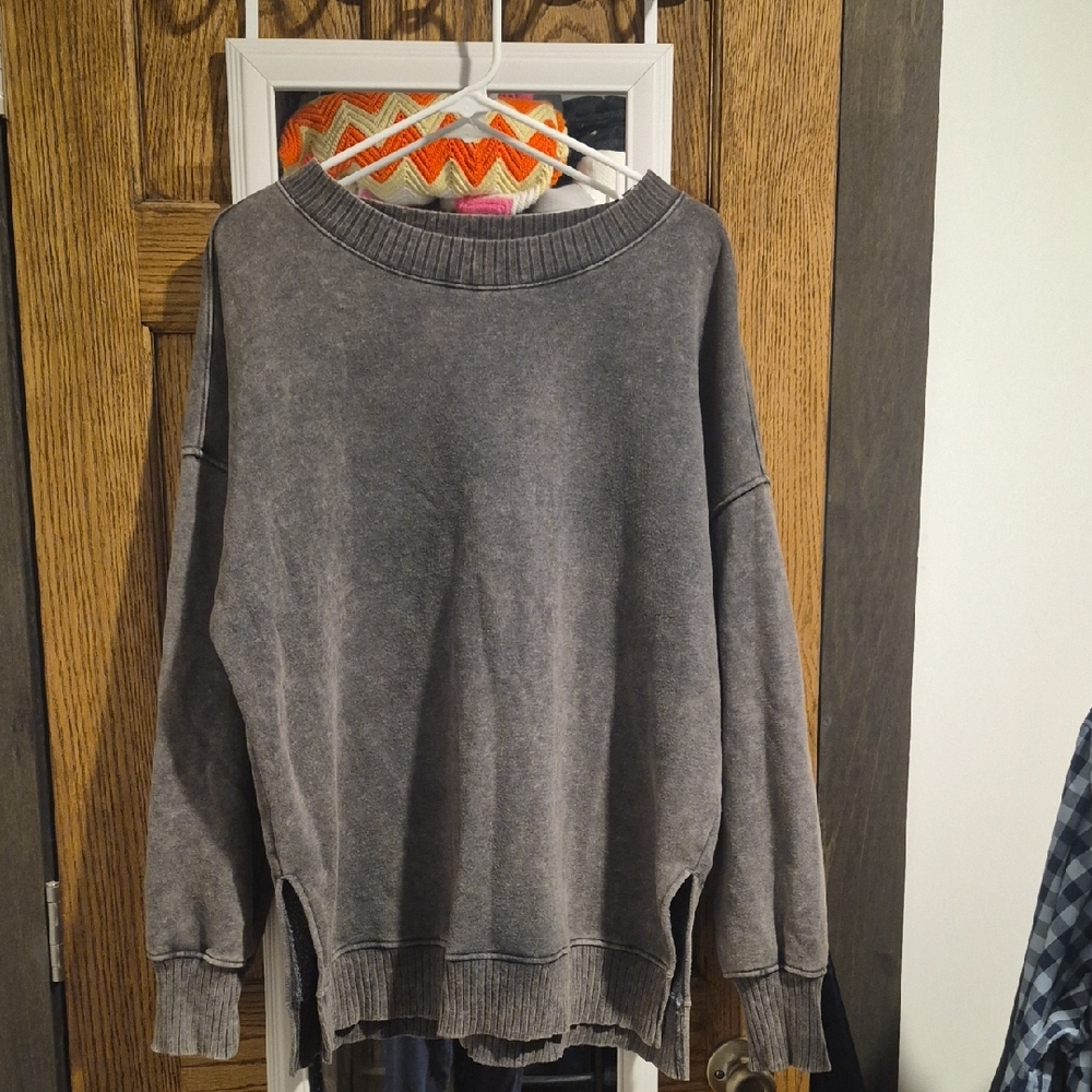 SO Charcoal Crewneck Sweater